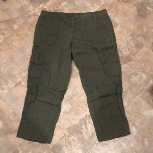 Calvin Klein jeans cropped cargo pants size 14